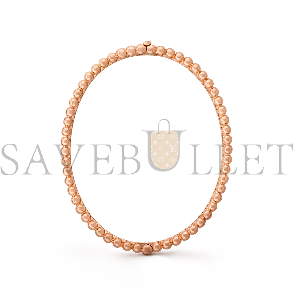 VAN CLEEF ARPELS PERLÉE PEARLS OF GOLD BRACELET, EXTRA SMALL MODEL - ROSE GOLD  VCARO7TC00